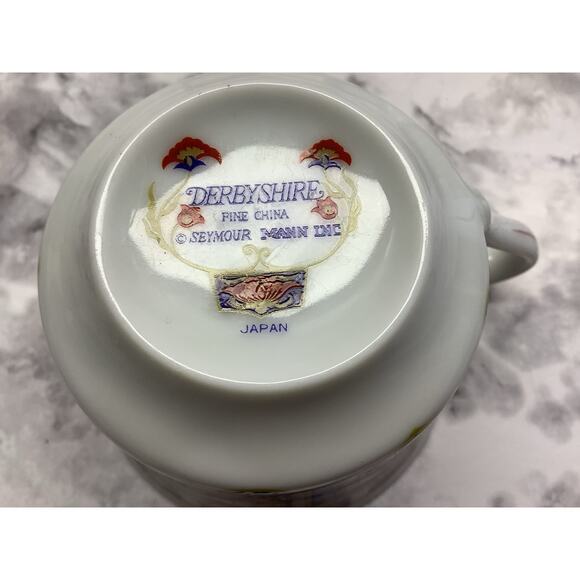 Seymour Mann "Derbyshire" 4 Vintage Cups - Japan - "Imari style" Circa 1970s - Picture 4 of 4